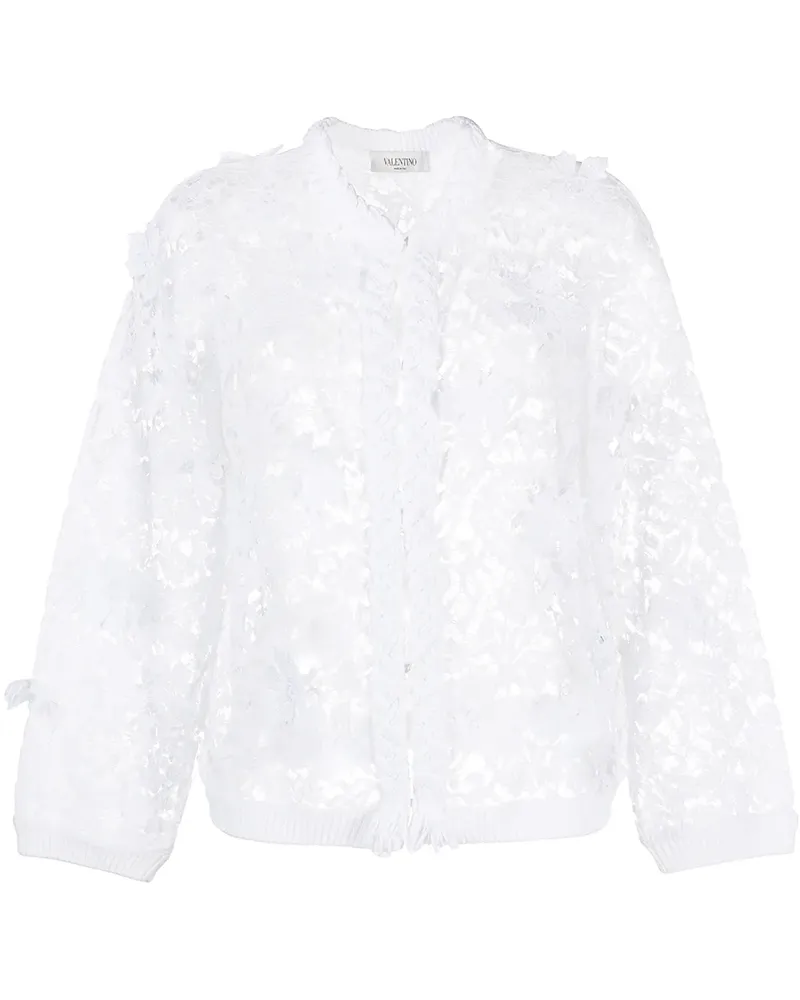Valentino Garavani Cardigan aus Spitze - Weiß Weiß