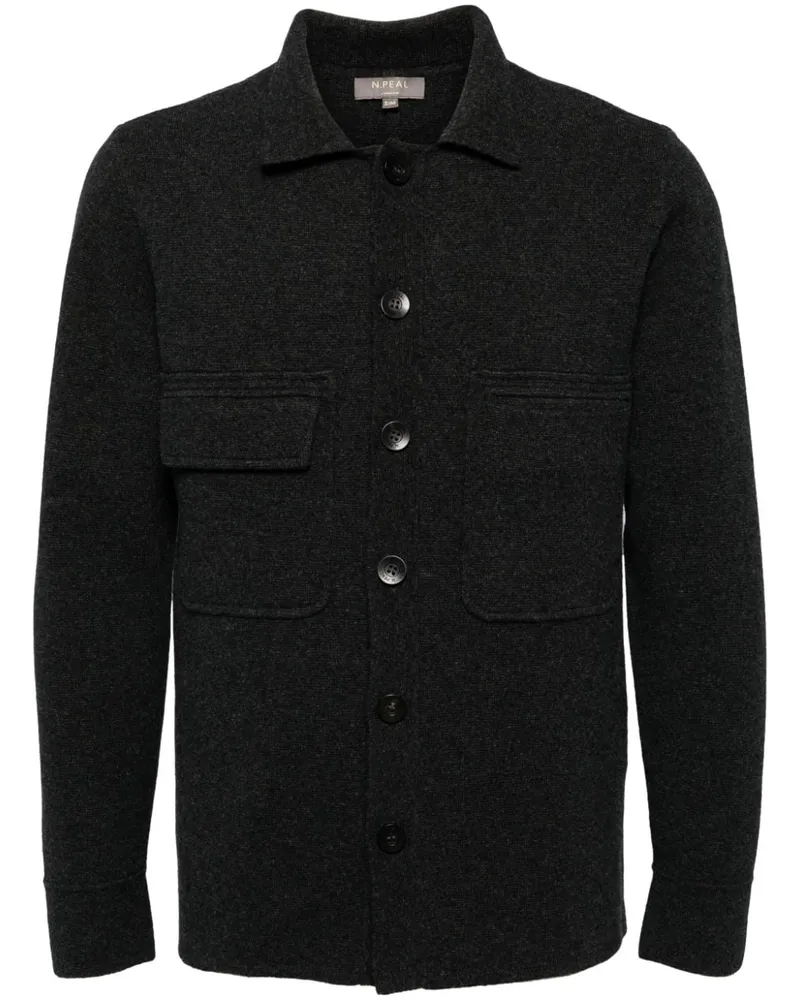 N.Peal Milano Hemdjacke - Grau Grau