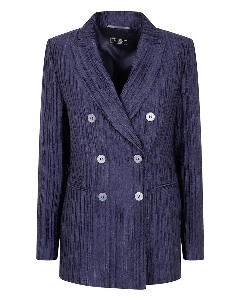 Peserico double-breasted blazer - Blau Blau