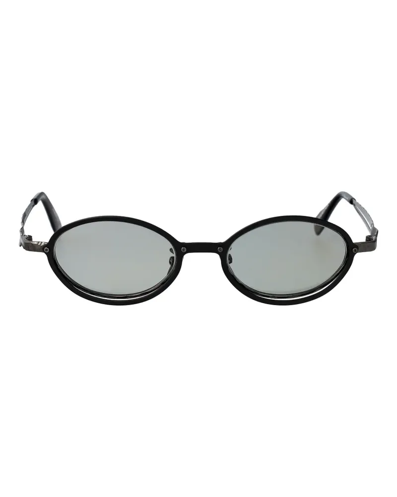 KUBORAUM Maske H18 oval-frame sunglasses - Schwarz Schwarz