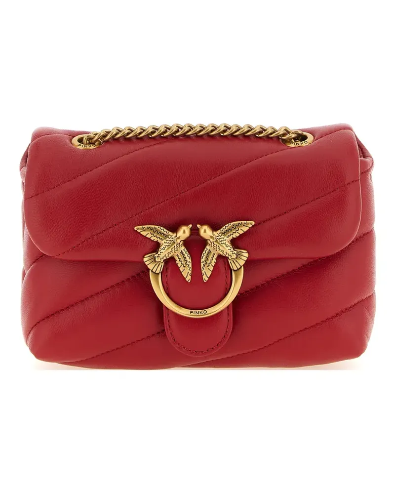 Pinko Gesteppte Love Schultertasche - Rot Rot