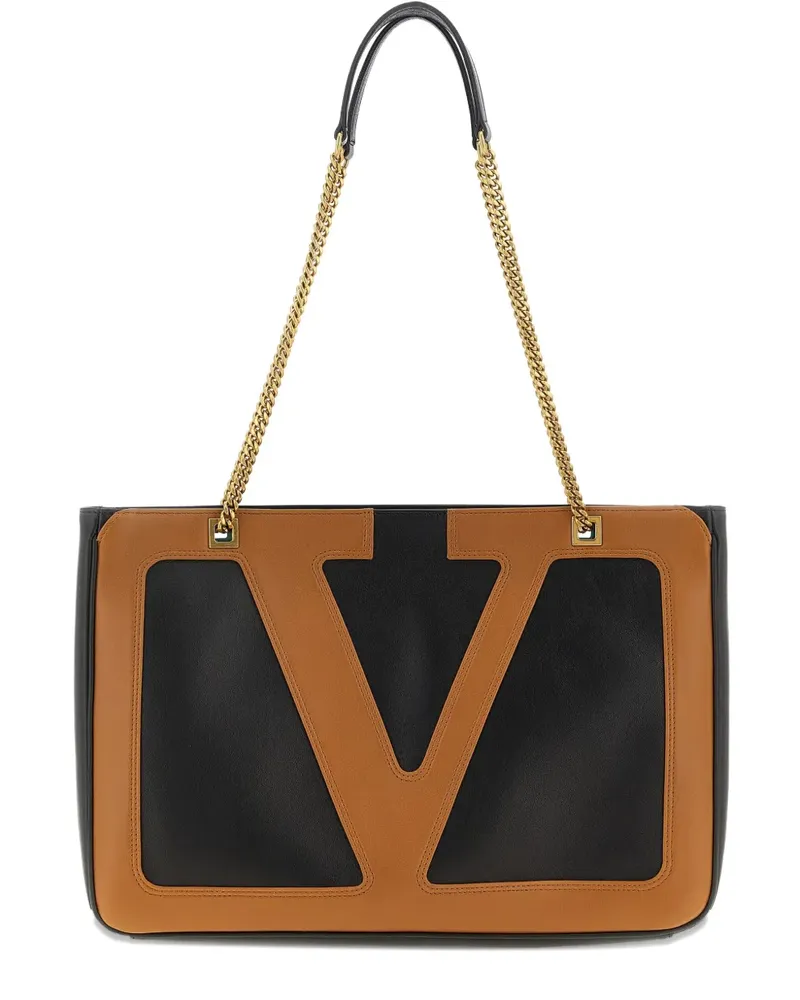 Valentino Garavani Mittelgroßer Viva Superstar Tote Bag - Schwarz Schwarz