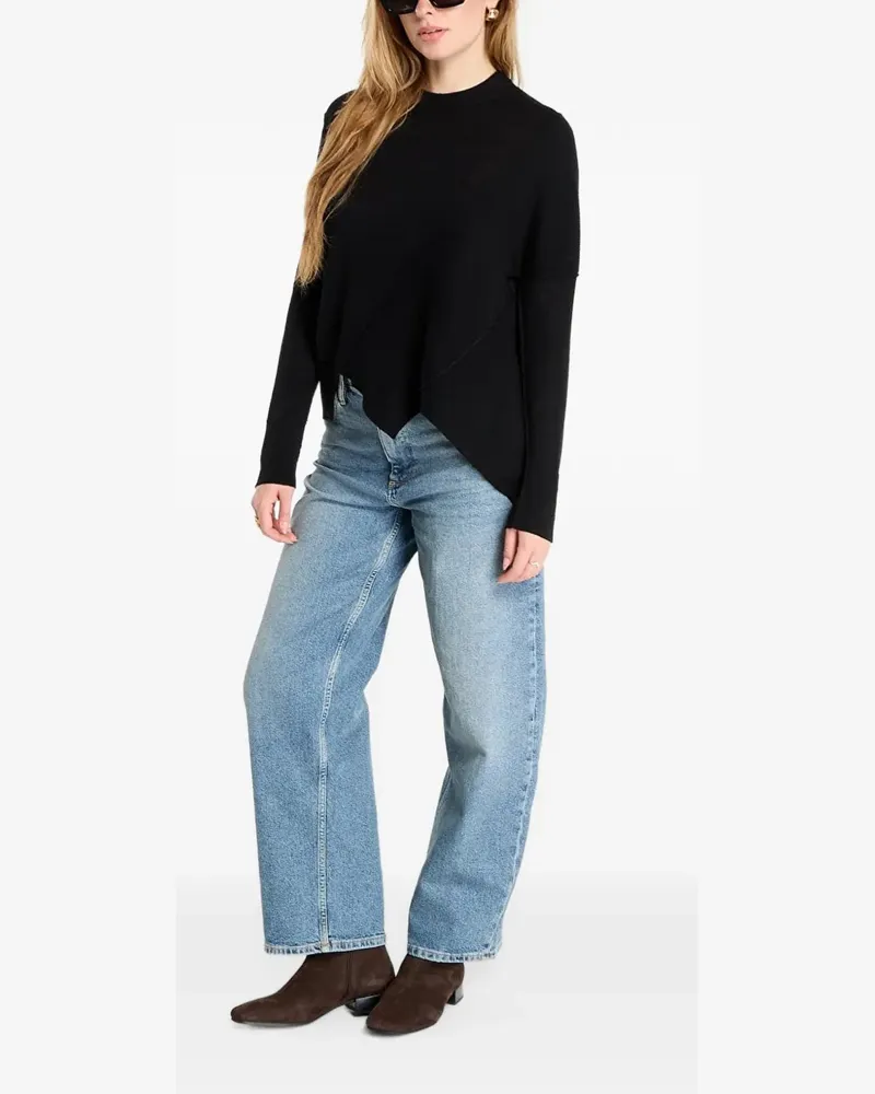 AllSaints Isla Merinopullover - Schwarz Schwarz