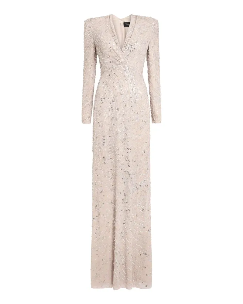 Jenny Packham Arizona Maxikleid - Nude Nude