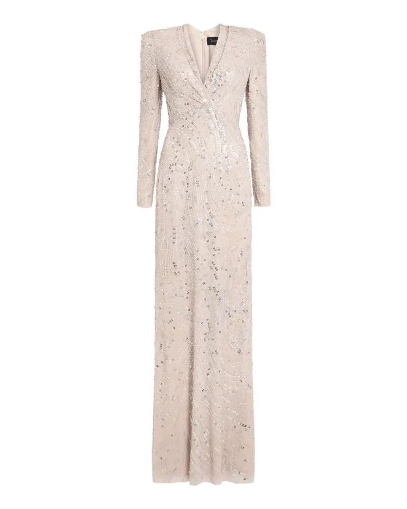 Jenny Packham Arizona Maxikleid - Nude Nude