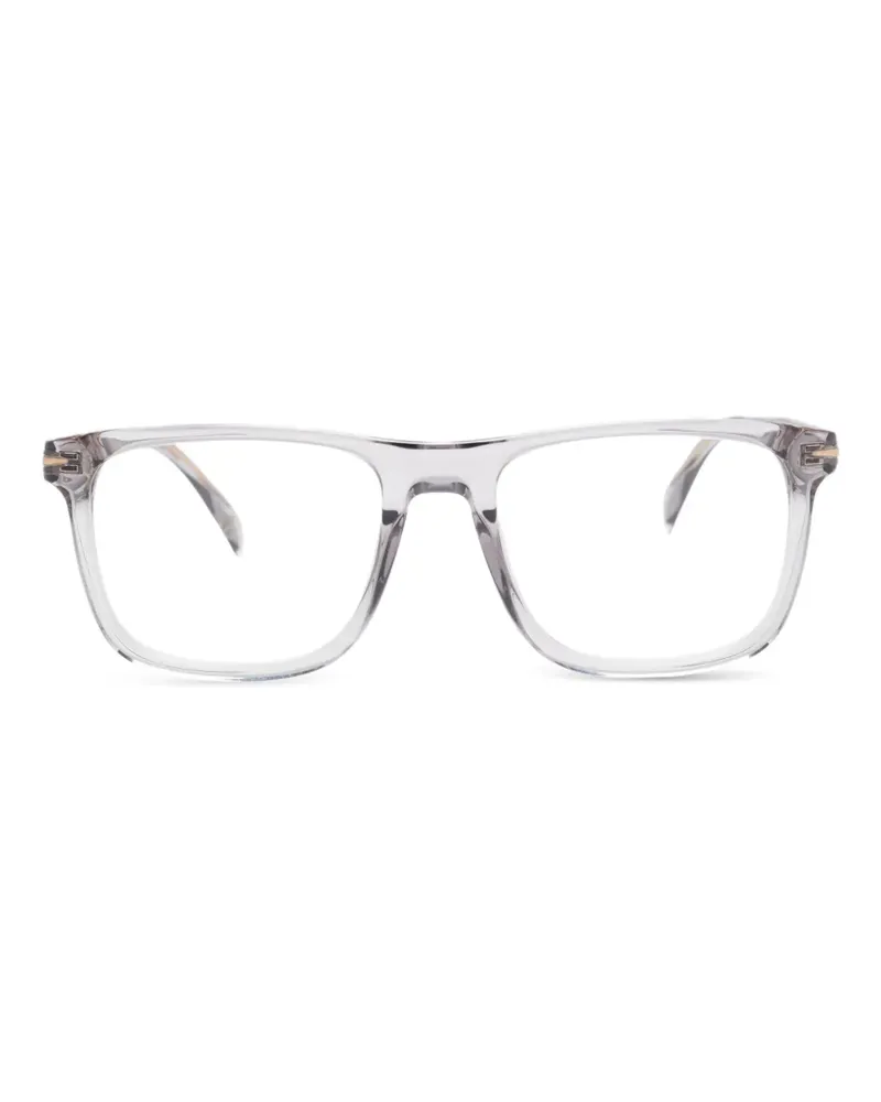 EYEWEAR by DAVID BECKHAM Brille mit eckigem Gestell - Grau Grau