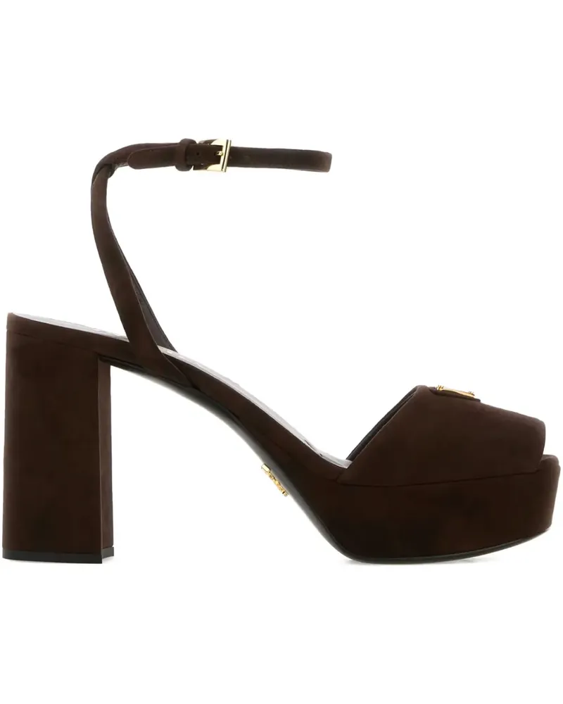 Prada 110mm platform ankle-strap sandals - Braun Braun