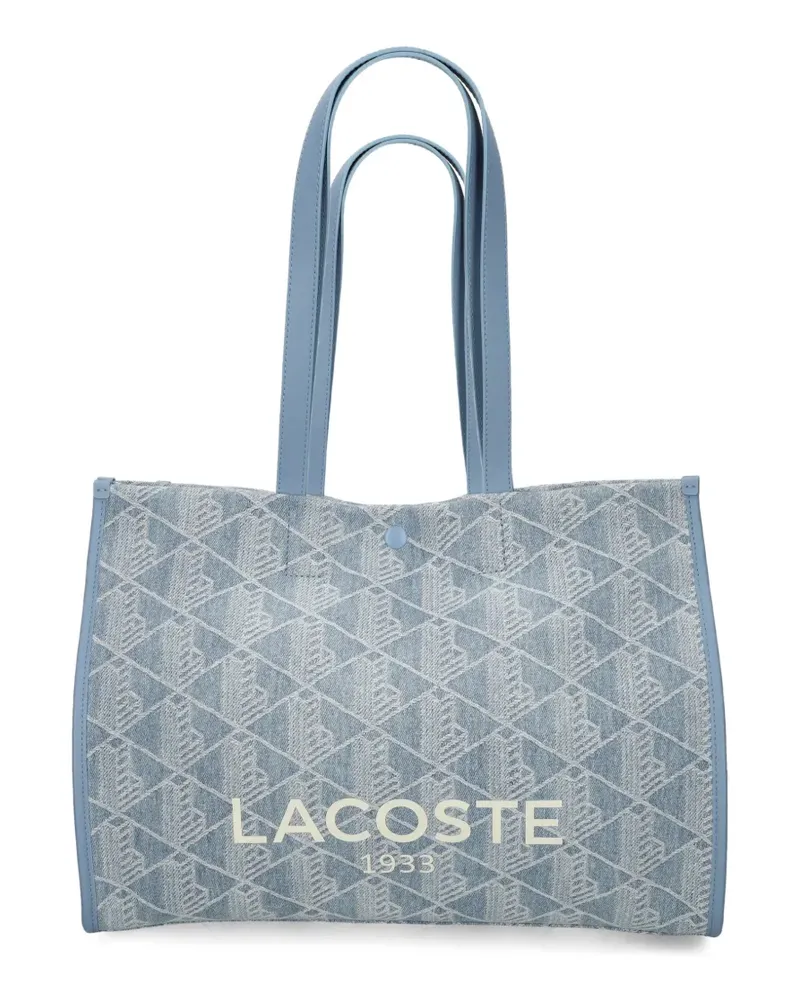 Lacoste large Heritage tote bag - Blau Blau