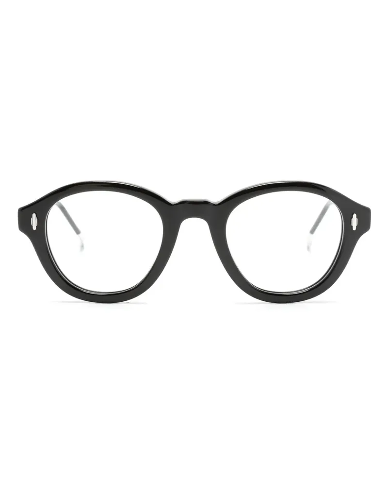 Eyepetizer Federico Brille mit rundem Gestell - Schwarz Schwarz