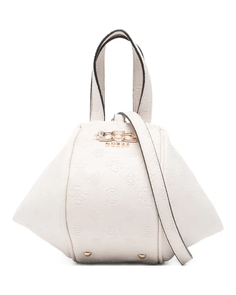 Guess Mini Anise Tote Bag mit Prägung - Nude Nude