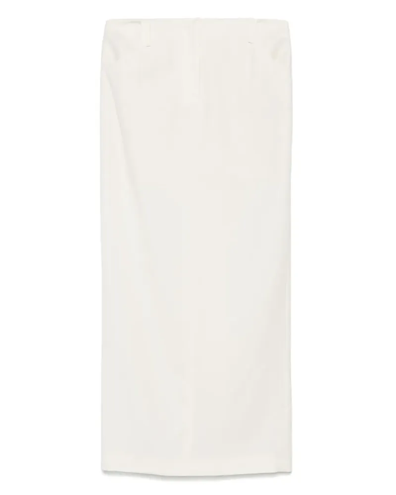 Aya Muse Maxirock aus Twill - Weiß Weiß