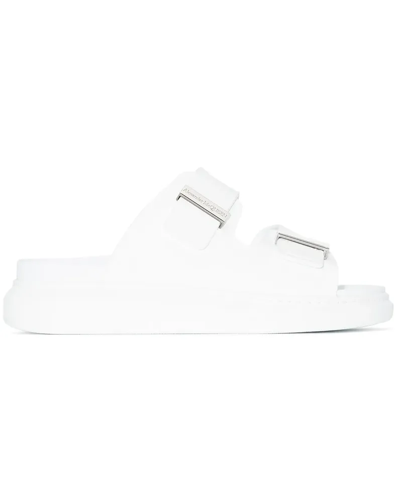 Alexander McQueen Klassische Flatform-Pantoletten - Weiß Weiß
