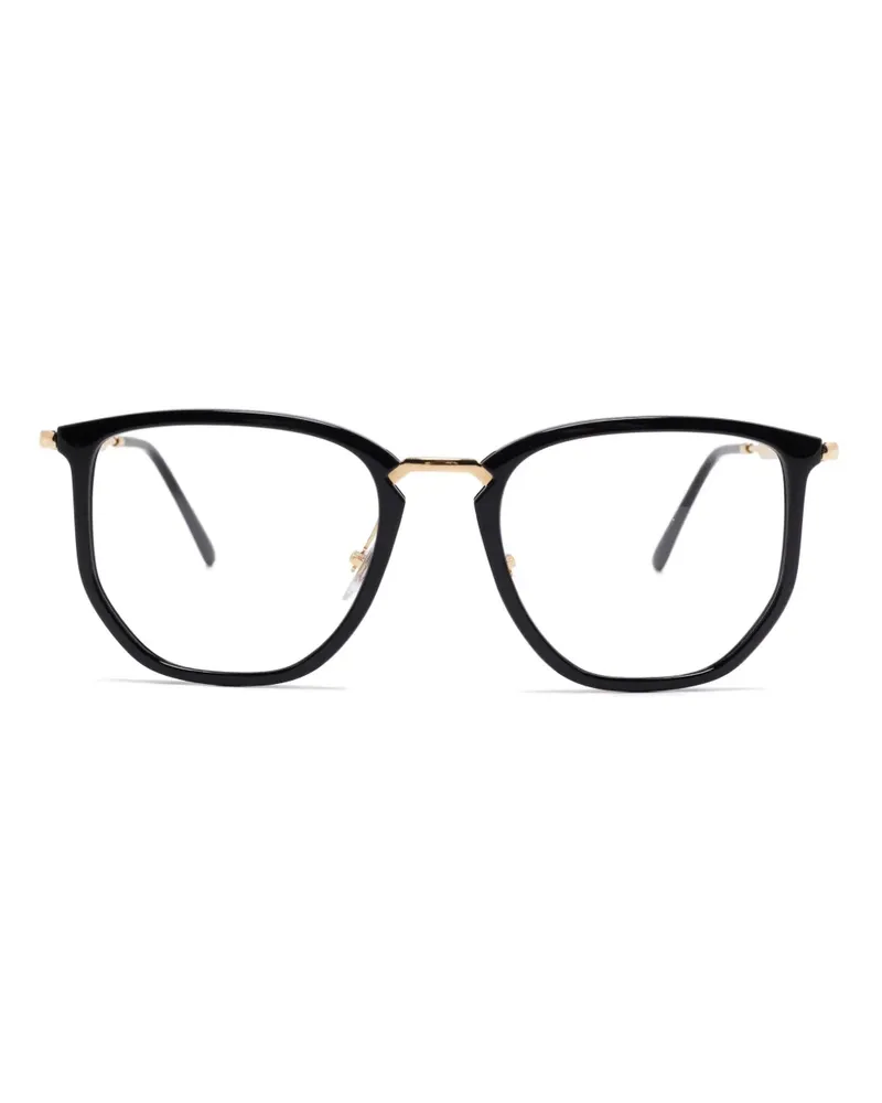 Ray Ban Brille mit geometrischem Gestell - Schwarz Schwarz
