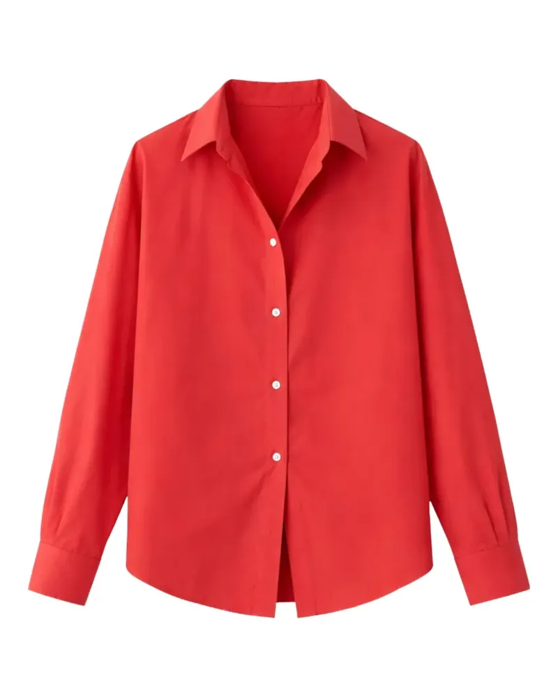 AURALEE cotton shirt - Rot Rot