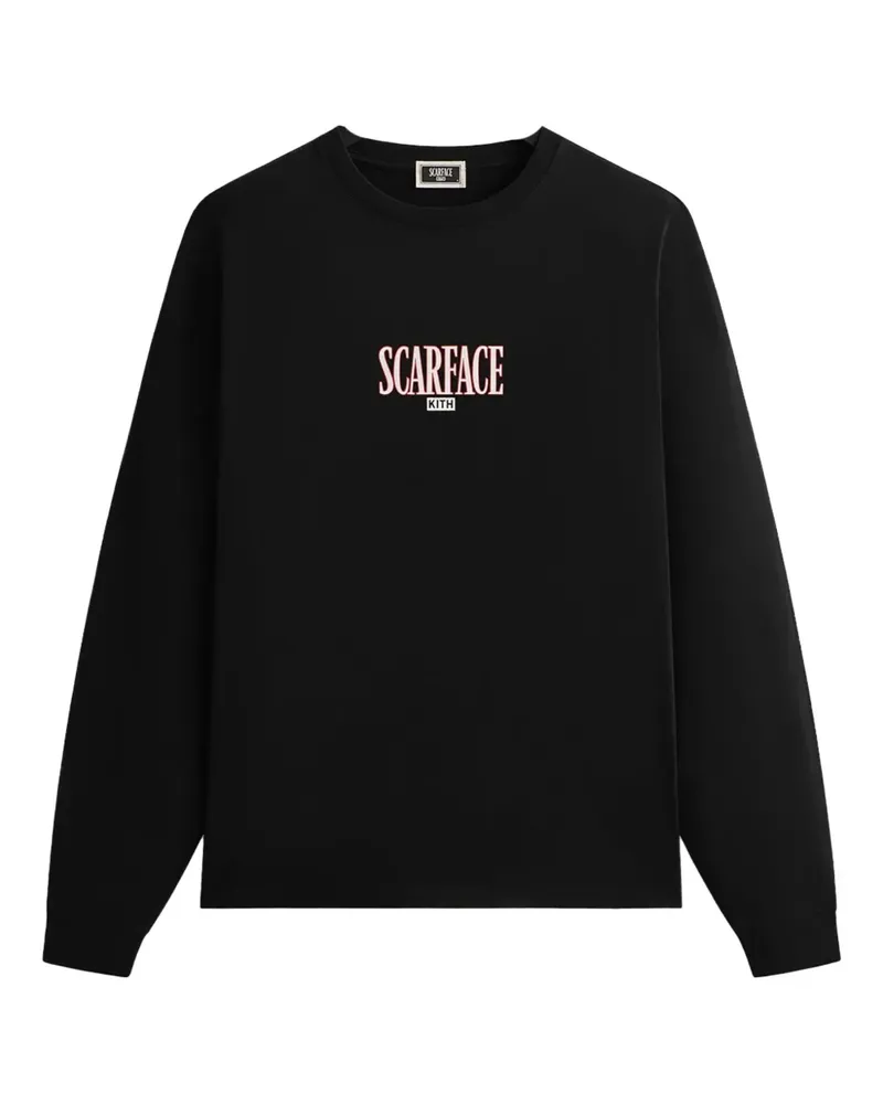 KITH x Scarface Tony Montana Langarmshirt - Schwarz Schwarz