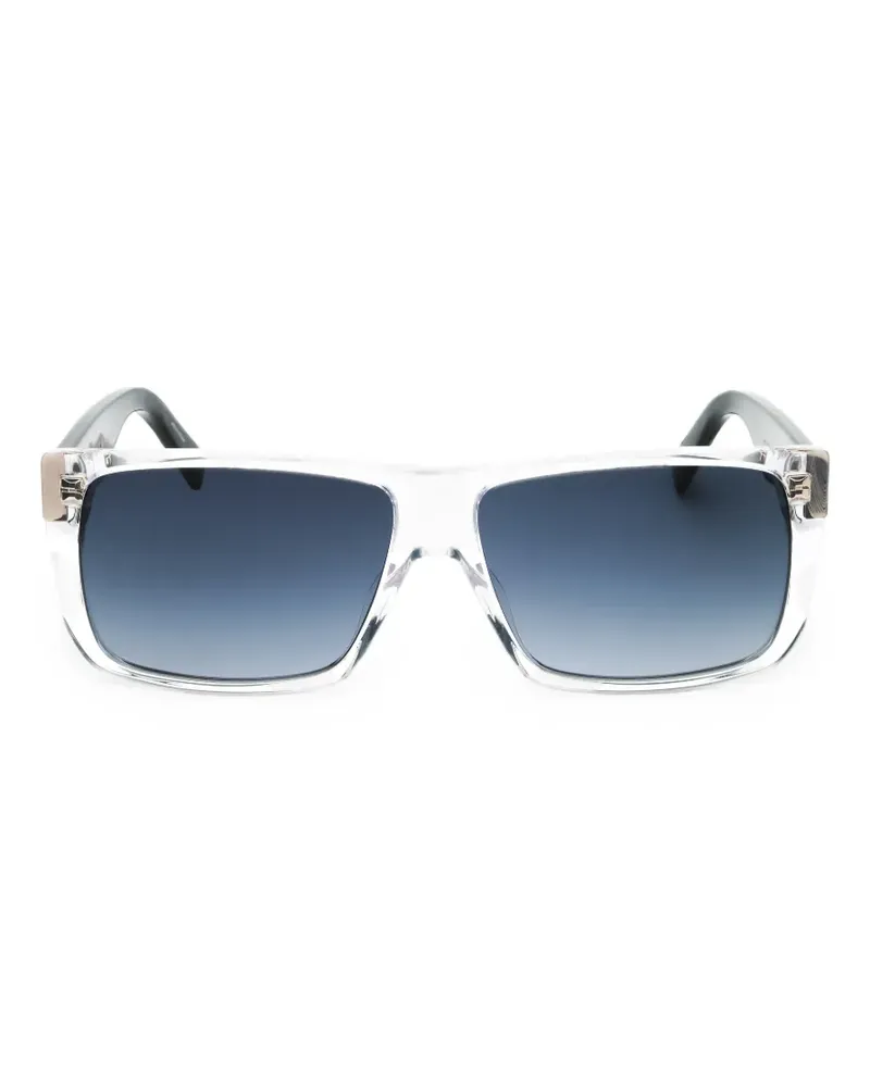 Marc Jacobs Marc Icon Sonnenbrille mit eckigem Gestell - Weiß Weiß