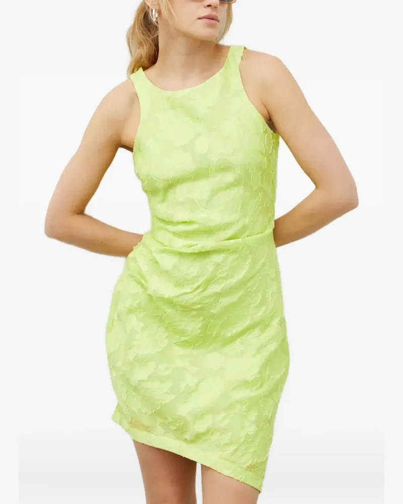 Day Birger et Mikkelsen Kleid aus floralem Jacquard - Grün Grün