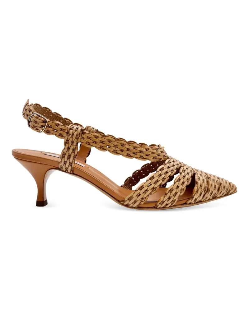 Casadei Gewebte Julia Avenida Sandalen - Nude Nude