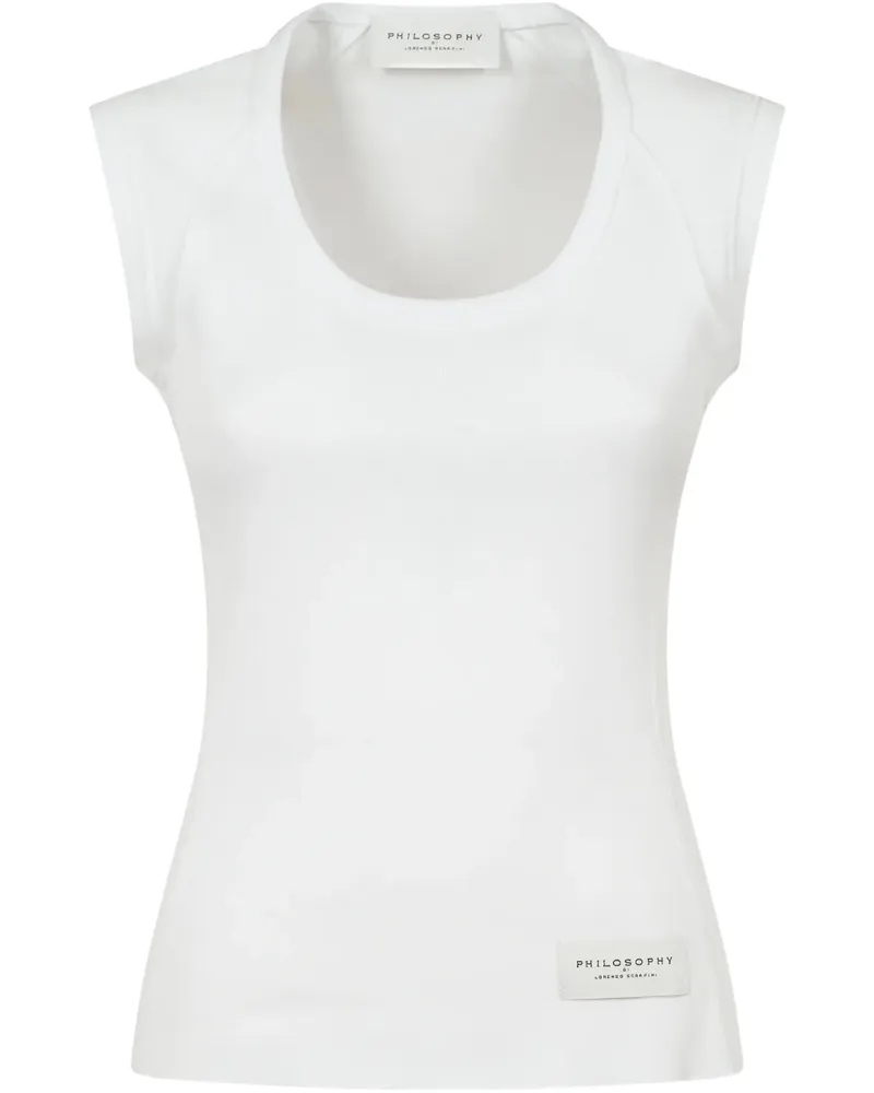 Philosophy Di Lorenzo Serafini Klassisches T-Shirt - Weiß Weiß