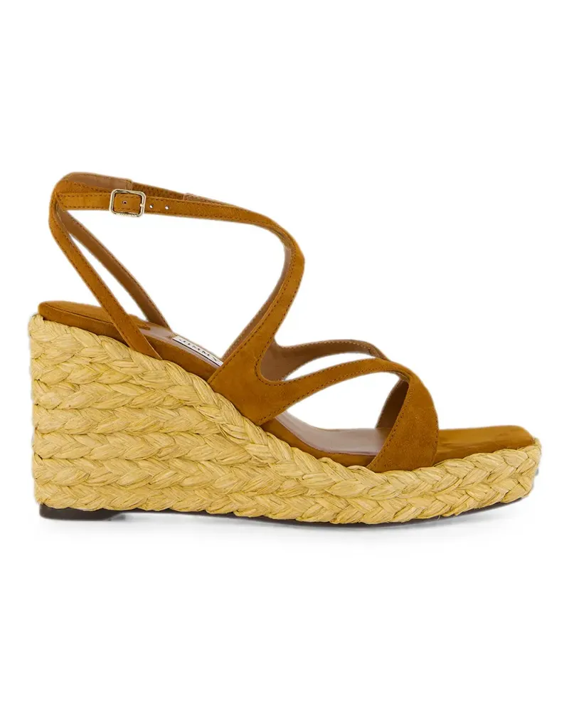 Jimmy Choo Ayla suede wedge sandals - Braun Braun