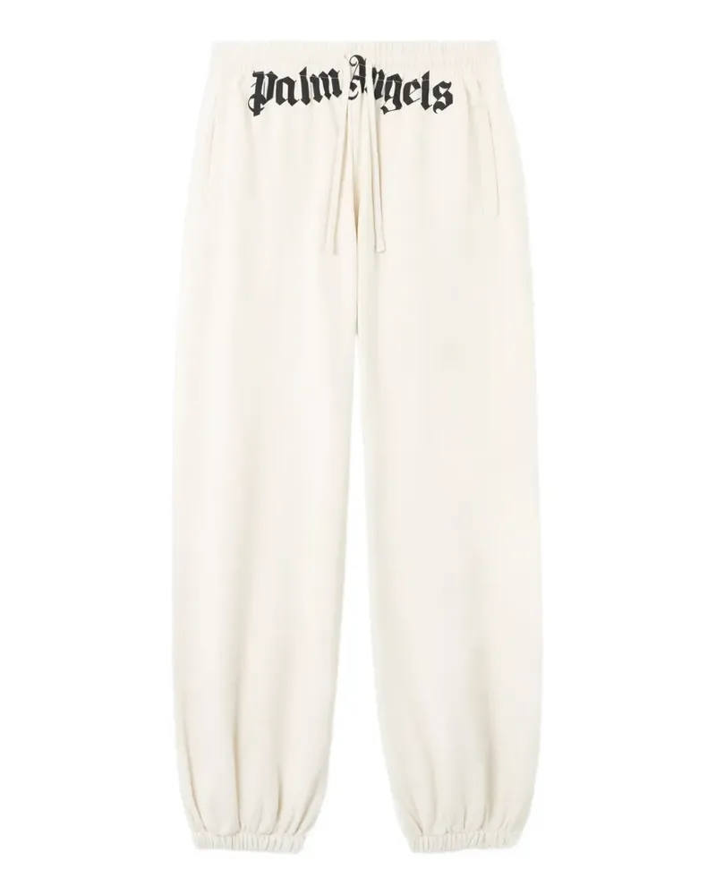 Palm Angels logo elasticated track pants - Nude Nude