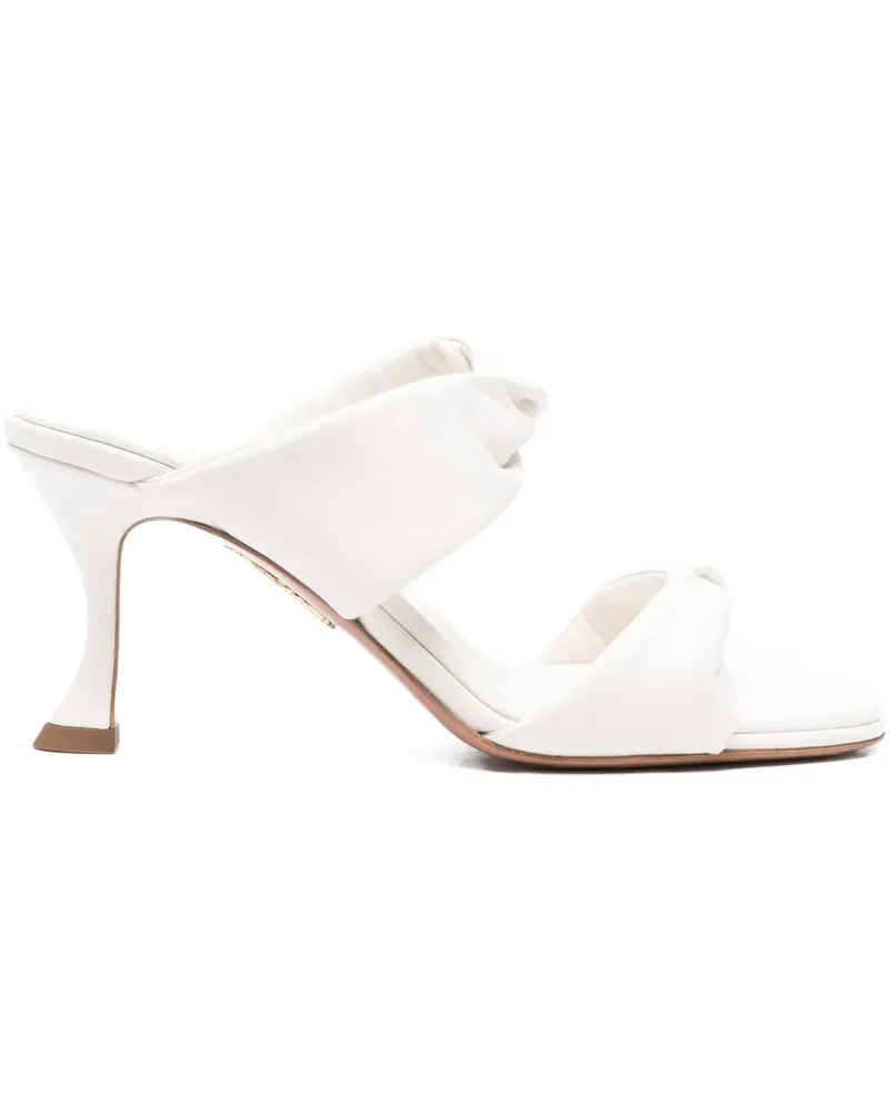Aquazzura Twist Sandalen 80mm - Weiß Weiß