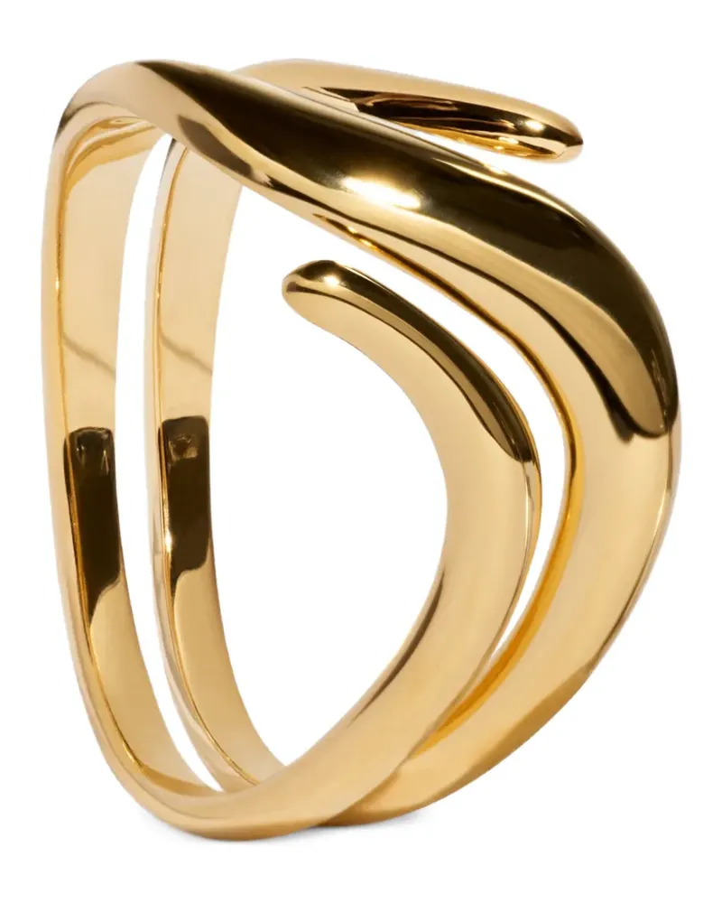 Monica Vinader Swirl Ring - Gold Gold