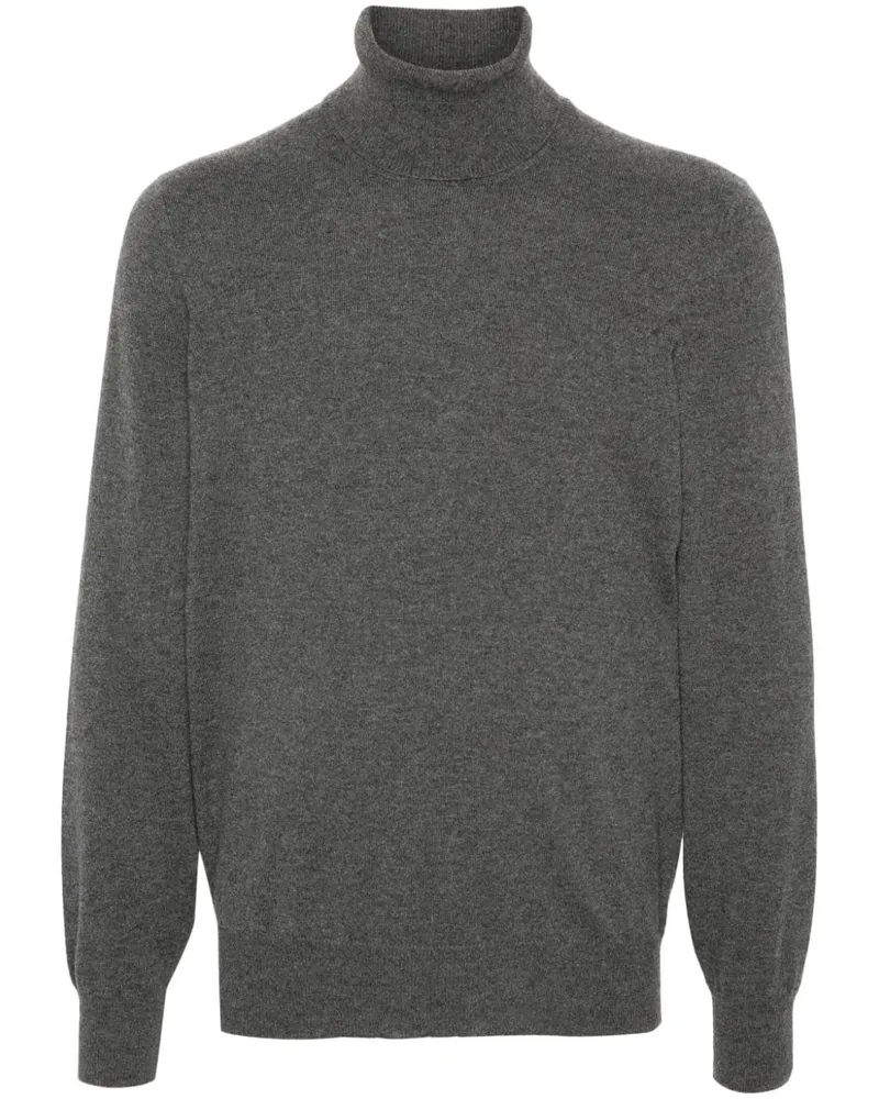 Brunello Cucinelli Klassischer Kaschmirpullover - Grau Grau