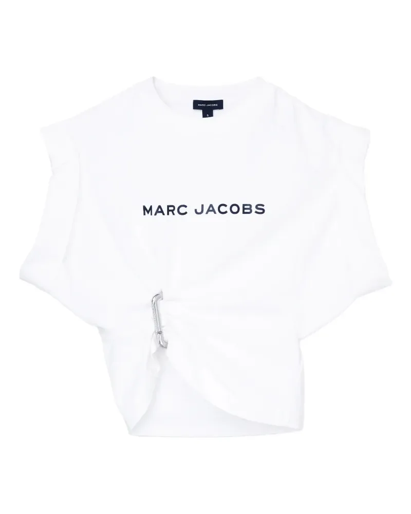 Marc Jacobs Pop J Marc draped T-shirt - Weiß Weiß