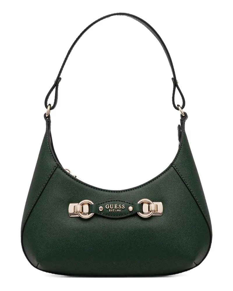 Guess Mimina Schultertasche mit Metallbesatz - Grün Grün