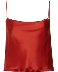 LAPOINTE Cropped-Top aus Satin Rot