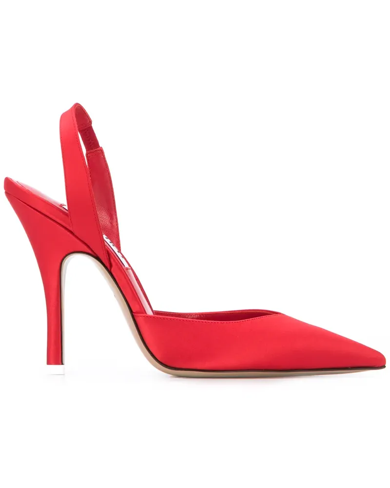 ATTICO Spitze Slingback-Pumps - Rot Rot