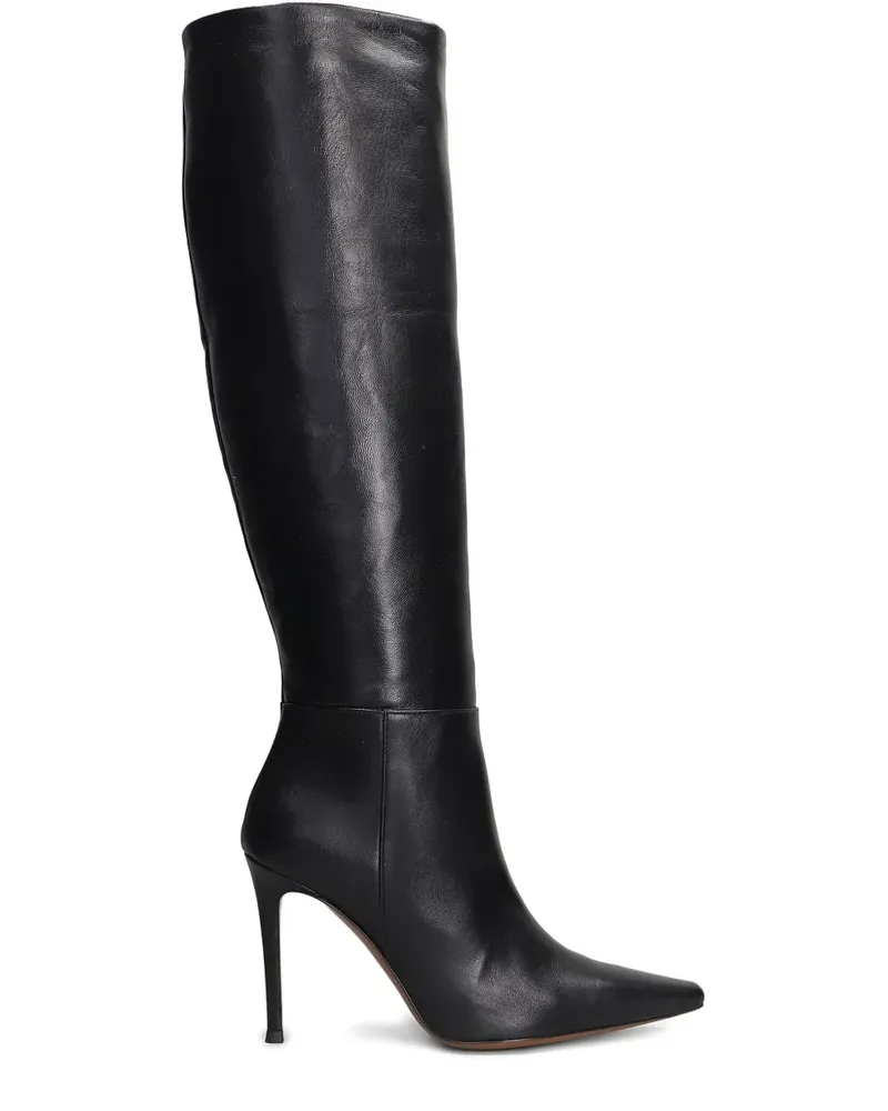 FESTA Milano Spitze Klaria Stiefel 90mm - Schwarz Schwarz