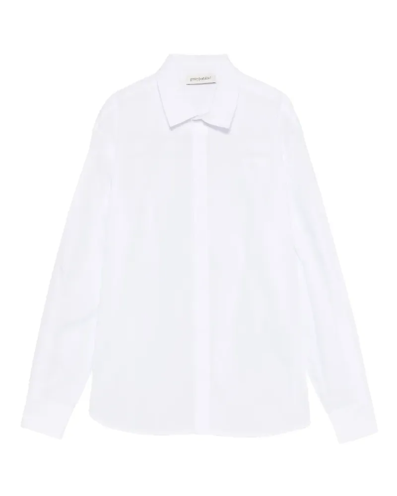 Gentry Portofino lace shirt - Weiß Weiß