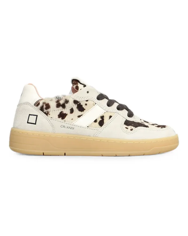 D.A.T.E. Court 2.0 Sneakers mit Print - Nude Nude