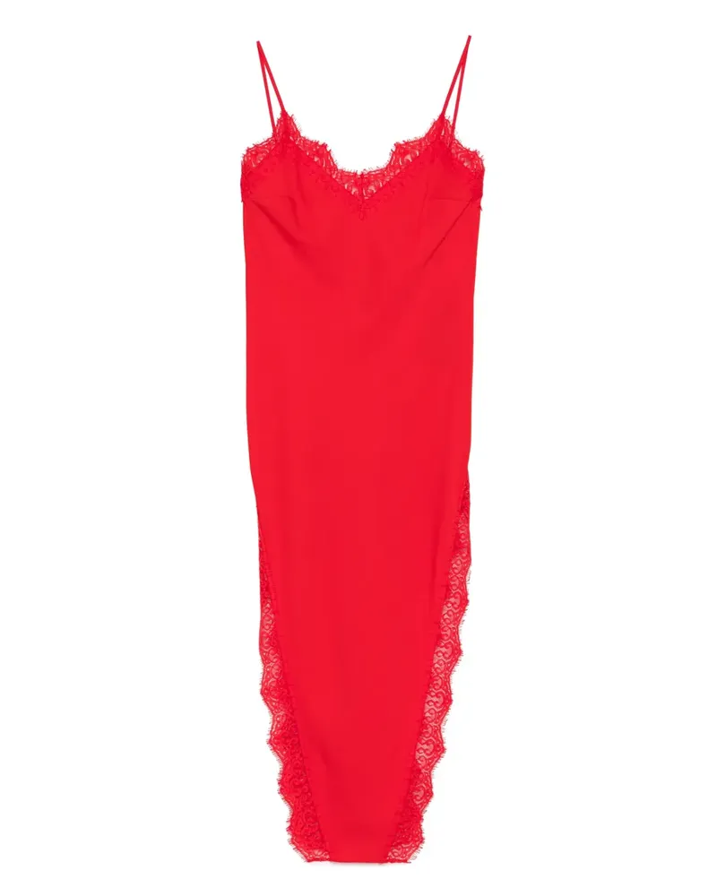 NISSA Kleid mit Schlitz - Rot Rot