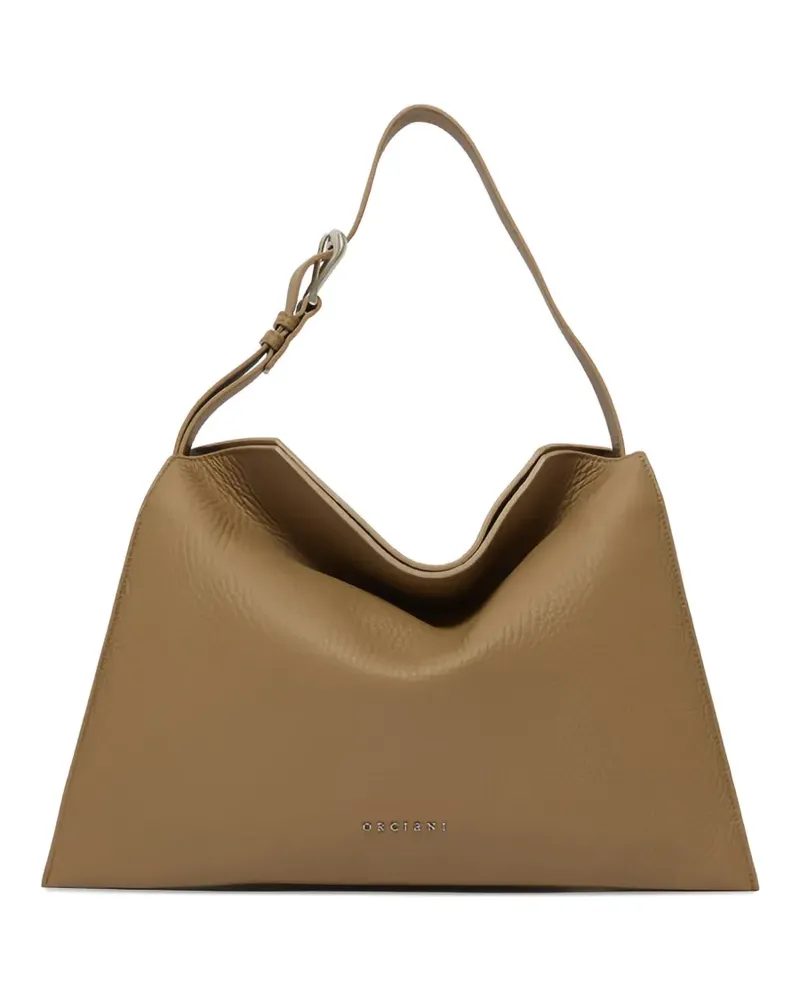 Orciani midi Trinity tote bag - Braun Braun