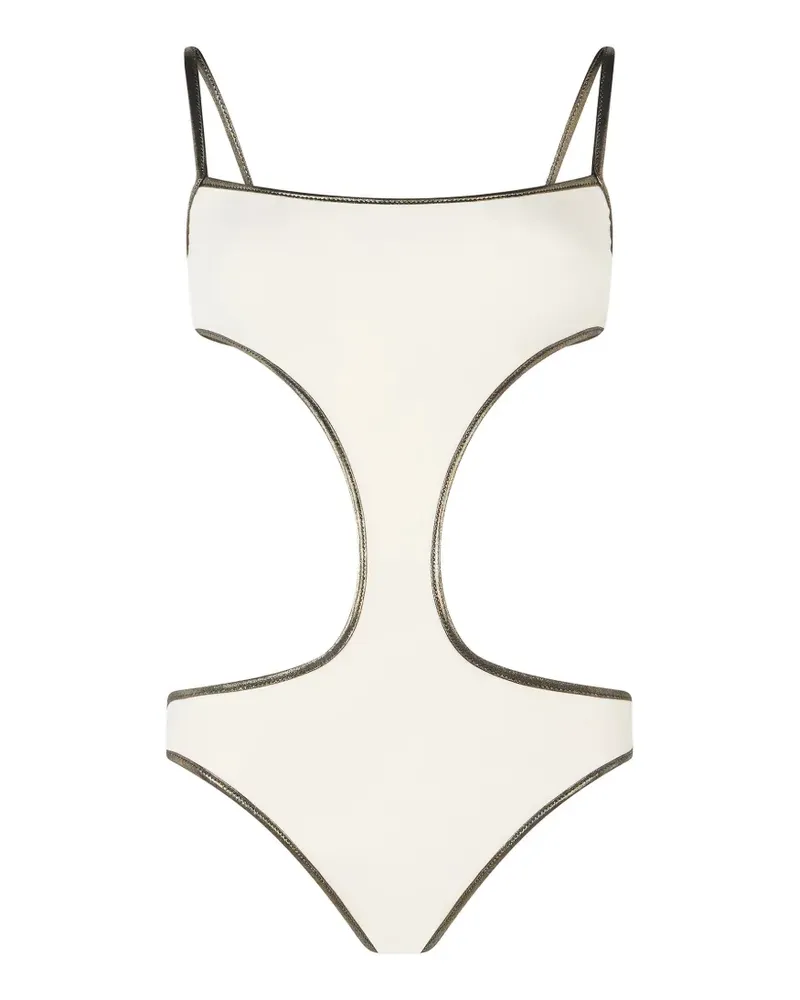 Roberto Cavalli cut-out swimsuit - Nude Nude