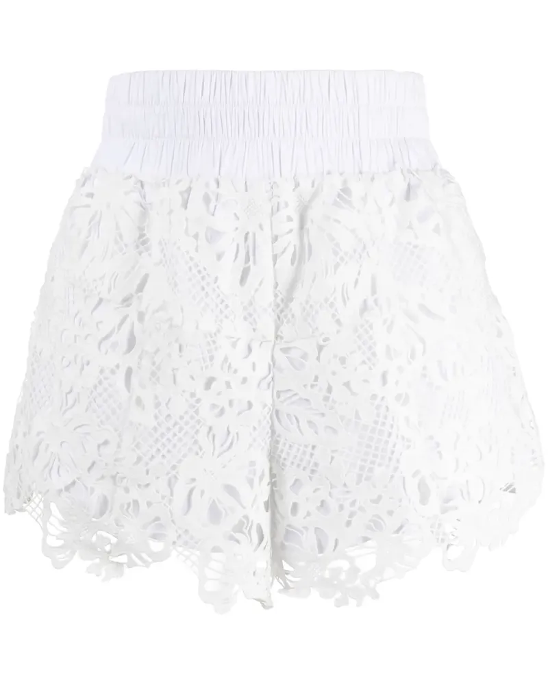 MAX&MOI Shorts mit Spitze - Weiß Weiß
