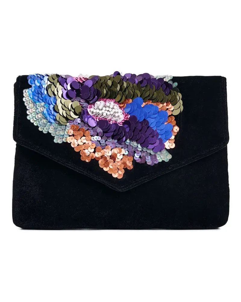 Essentiel Intensify Clutch mit Pailletten - Schwarz Schwarz