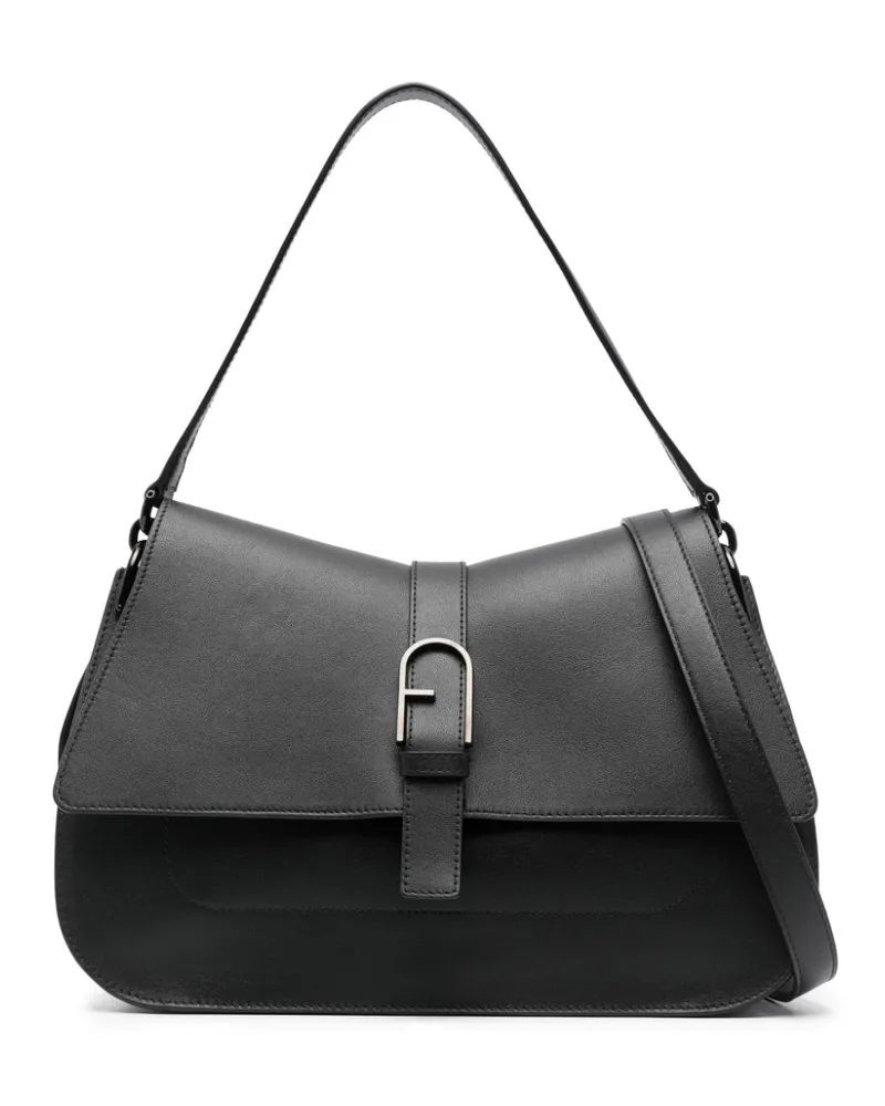 Furla Große Schultertasche - Schwarz Schwarz