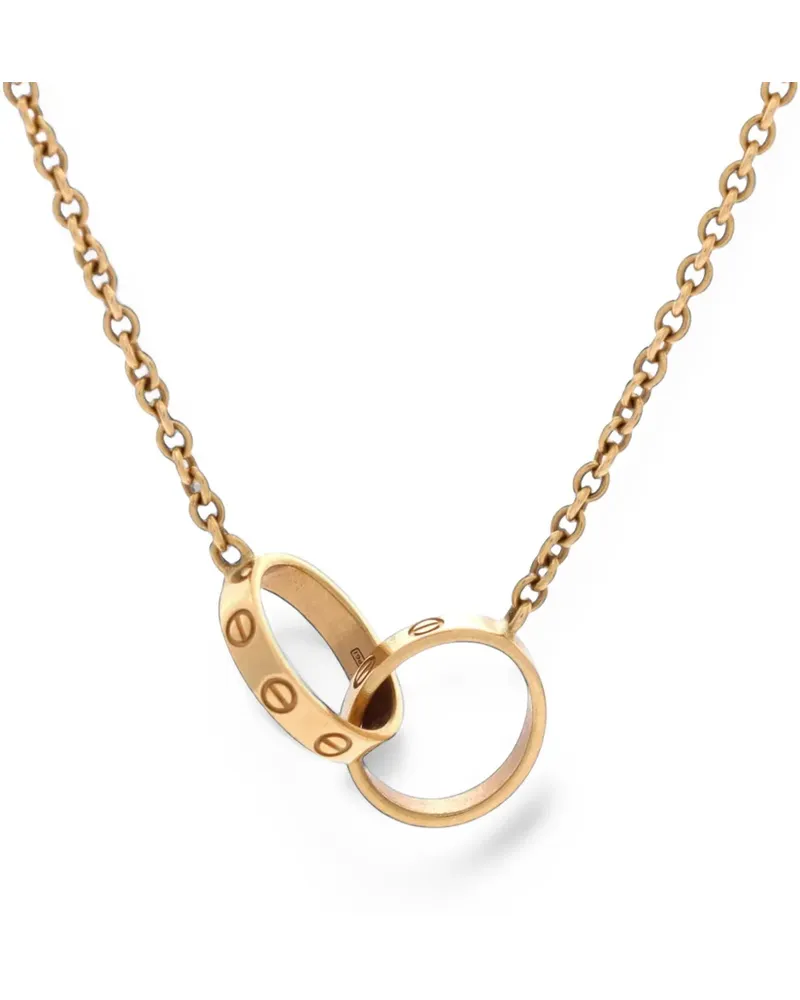 Cartier Love Interlocking 18K Yellow Gold necklace Gold