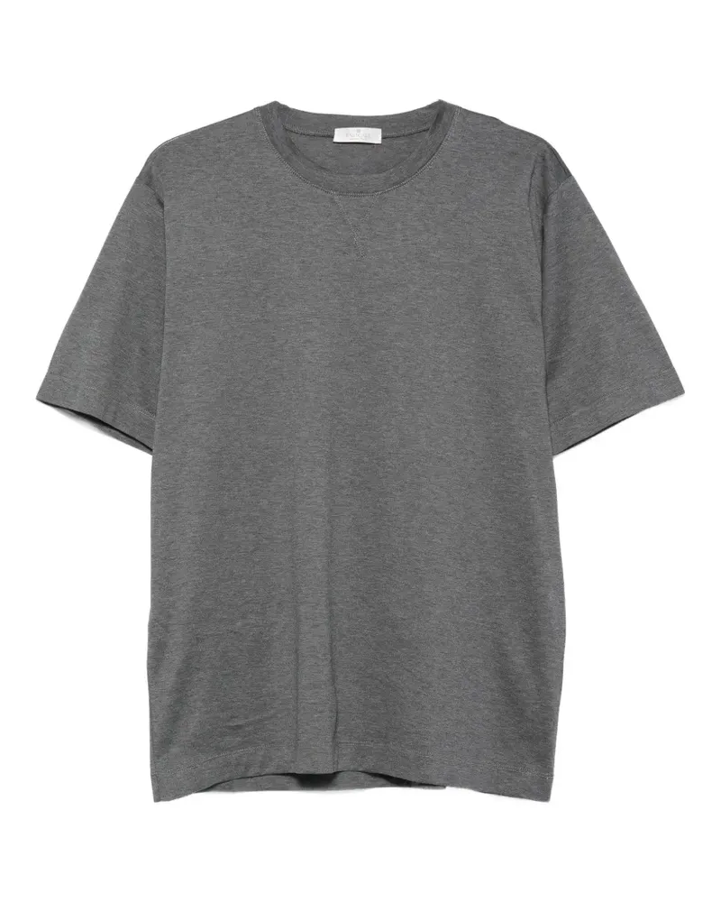 PANICALE Cashmere round-neck T-shirt - Grau Grau