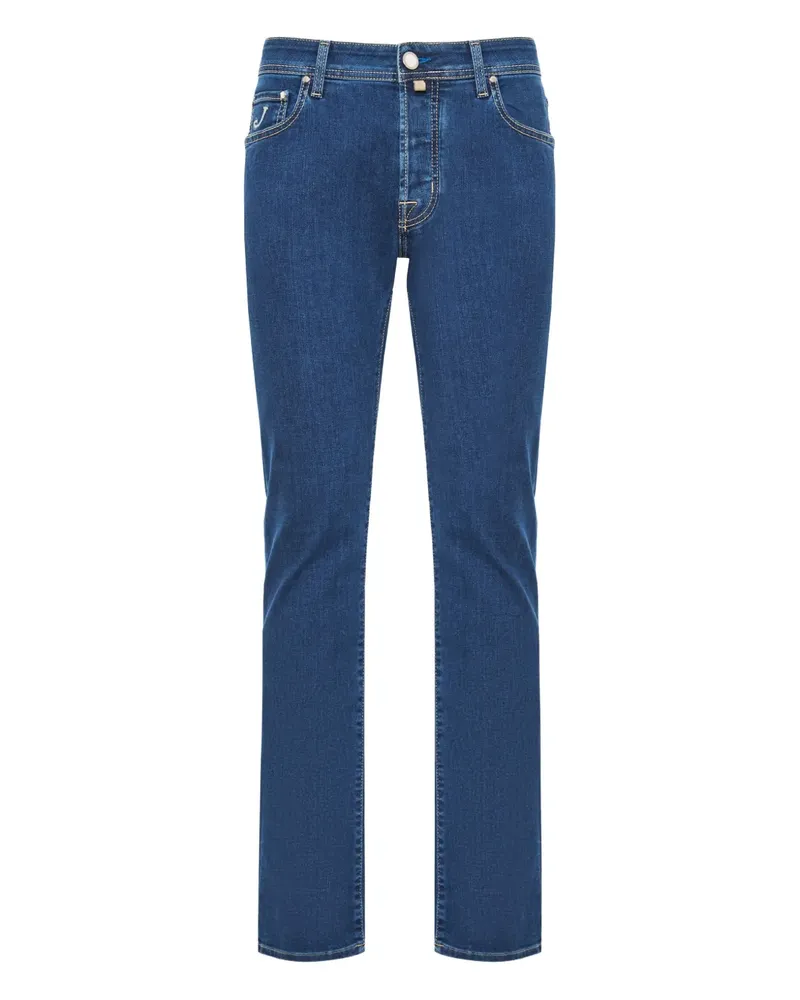 Jacob Cohën Klassische Slim-Fit-Jeans - Blau Blau
