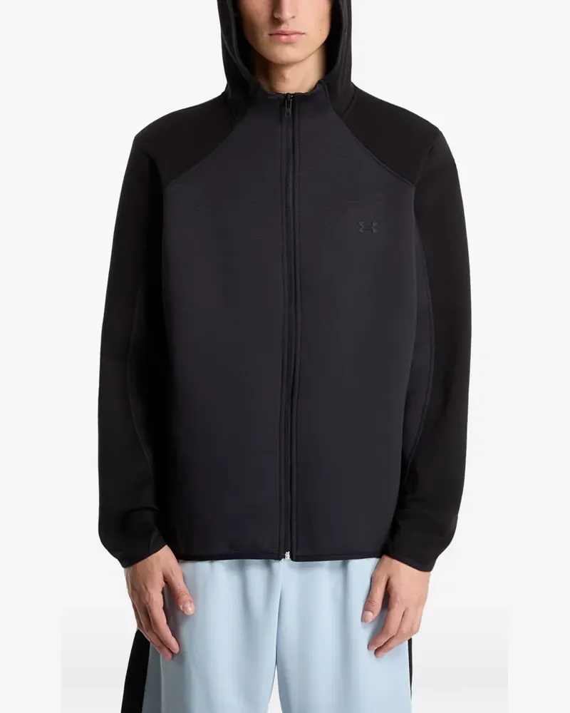 Under Armour Unstoppable Kapuzenjacke mit Reißverschluss - Schwarz Schwarz