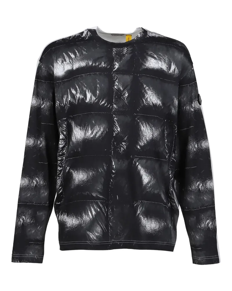 Moncler x A$AP Rocky printed long-sleeve T-shirt - Schwarz Schwarz