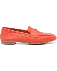 Casadei Loafer mit Logo-Schild Orange