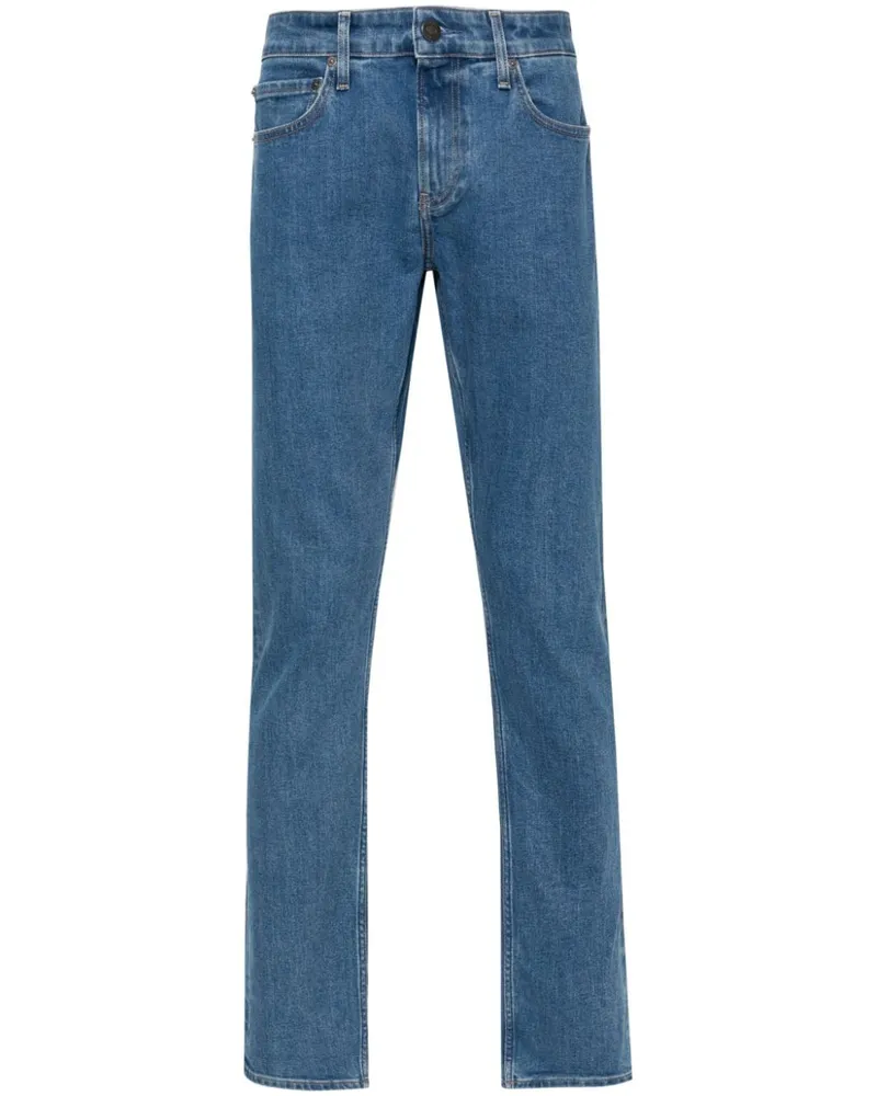 Calvin Klein Tief sitzende Slim-Fit-Jeans - Blau Blau