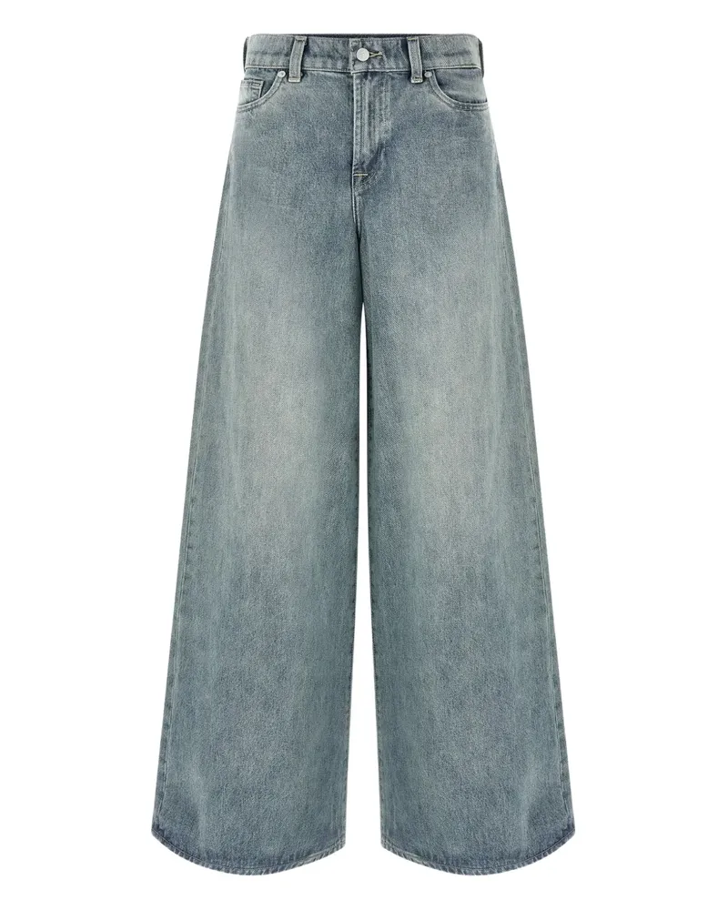 7 for all mankind Marie Jeans mit Stone-Wash-Effekt - Blau Blau