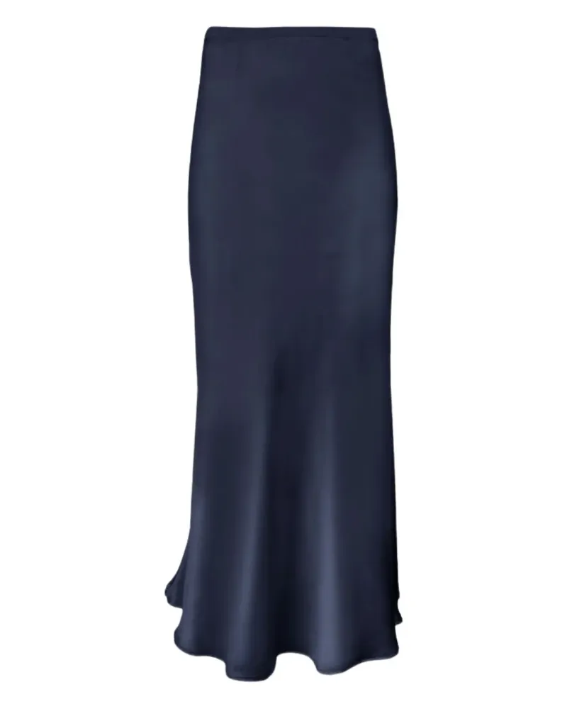Gold Hawk Clothing Midirock mit Diagonalschnitt - Blau Blau